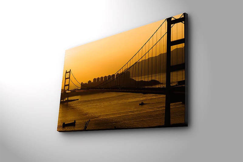 Dekorativ Canvasbilde 45x70 cm - Flerfarget - Interiør - Maleri & posters - Lerretsbilder