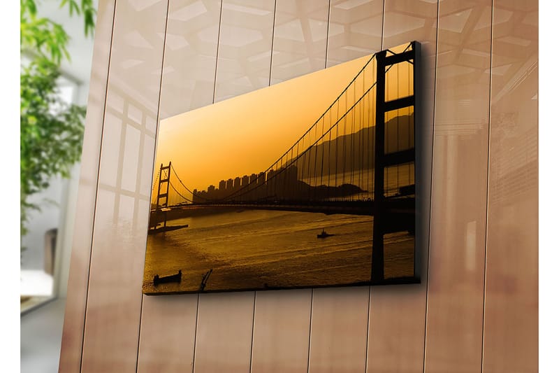 Dekorativ Canvasbilde 45x70 cm - Flerfarget - Interiør - Maleri & posters - Lerretsbilder