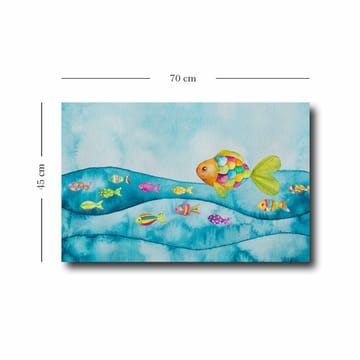 Dekorativ Canvasbilde 45x70 cm - Flerfarget - Interiør - Maleri & posters - Lerretsbilder