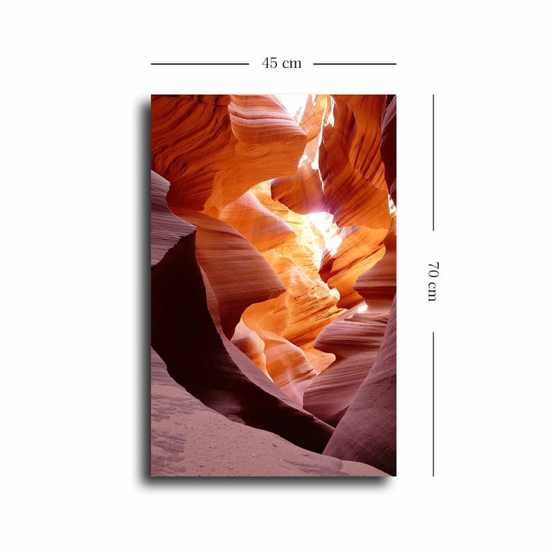 Dekorativ Canvasbilde 45x70 cm - Flerfarget - Interiør - Maleri & posters - Lerretsbilder
