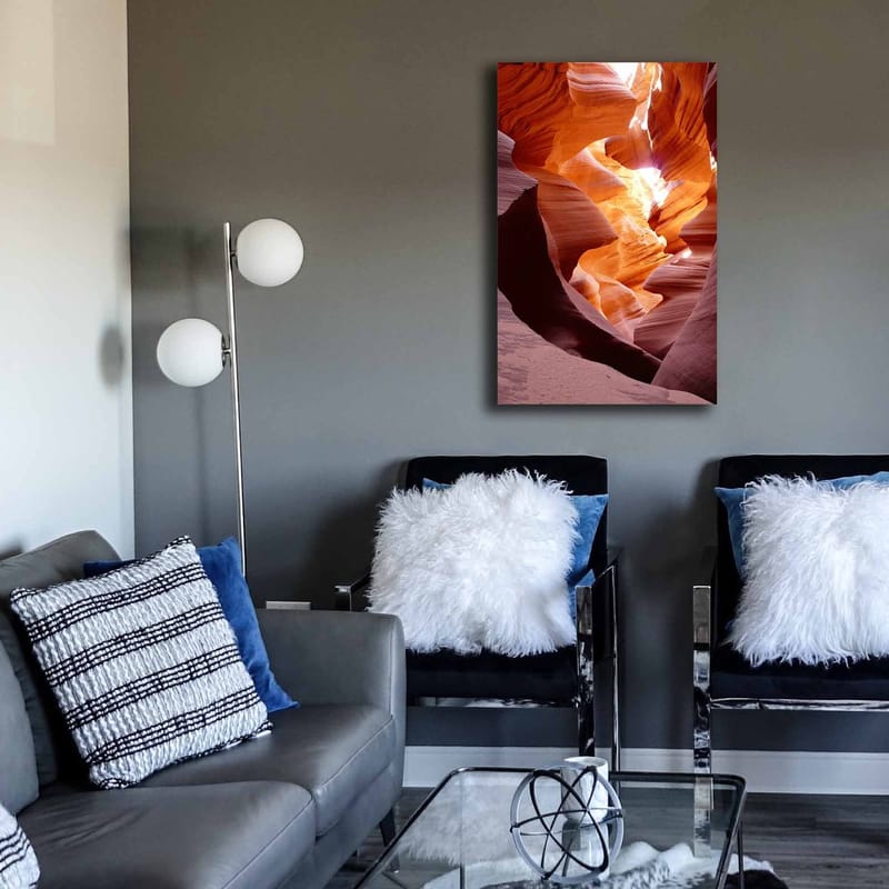 Dekorativ Canvasbilde 45x70 cm - Flerfarget - Interiør - Maleri & posters - Lerretsbilder