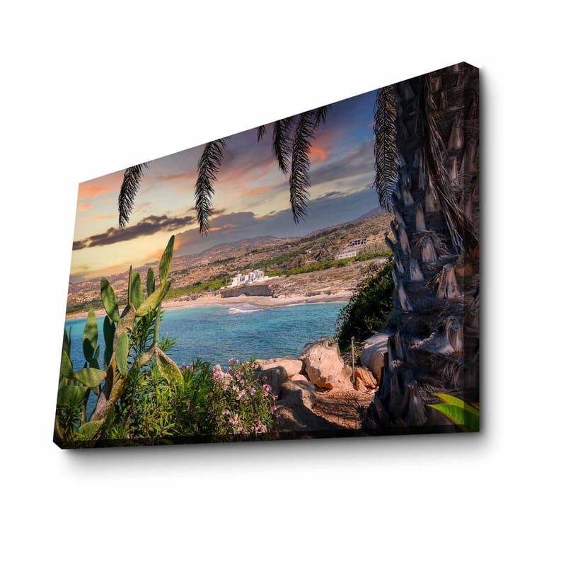 Dekorativ Canvasbilde 45x70 cm - Flerfarget - Interiør - Maleri & posters - Lerretsbilder