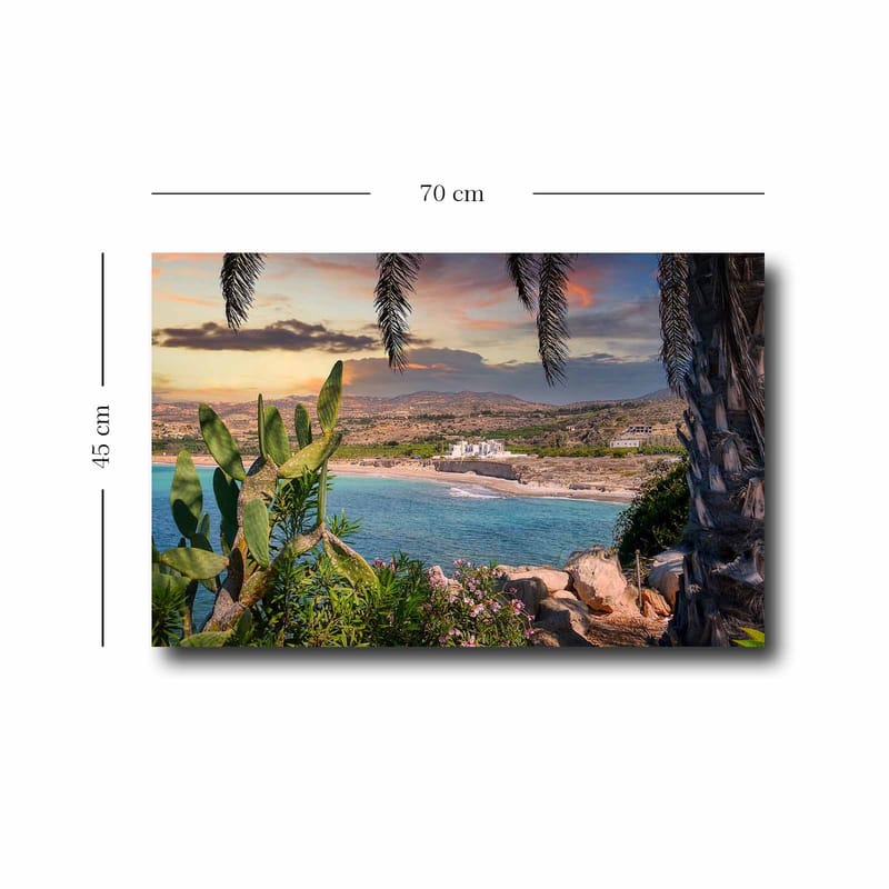 Dekorativ Canvasbilde 45x70 cm - Flerfarget - Interiør - Maleri & posters - Lerretsbilder