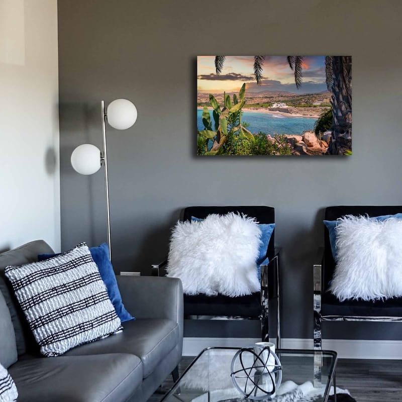 Dekorativ Canvasbilde 45x70 cm - Flerfarget - Interiør - Maleri & posters - Lerretsbilder