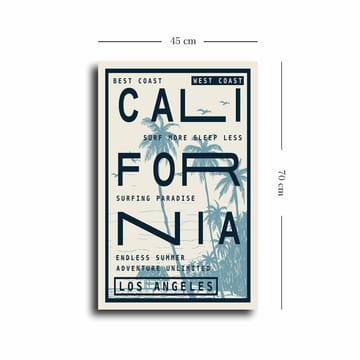 Dekorativ Canvasbilde 45x70 cm - Flerfarget - Interiør - Maleri & posters - Lerretsbilder