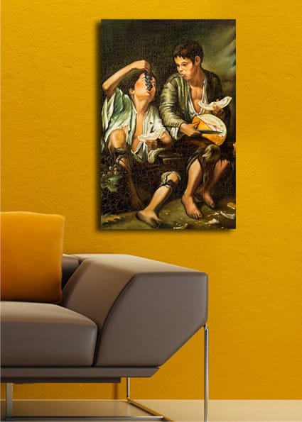 Dekorativ Canvasbilde 45x70 cm - Flerfarget - Interiør - Maleri & posters - Lerretsbilder