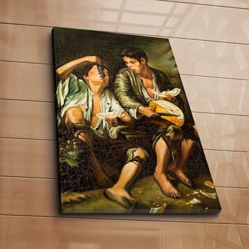 Dekorativ Canvasbilde 45x70 cm - Flerfarget - Interiør - Maleri & posters - Lerretsbilder