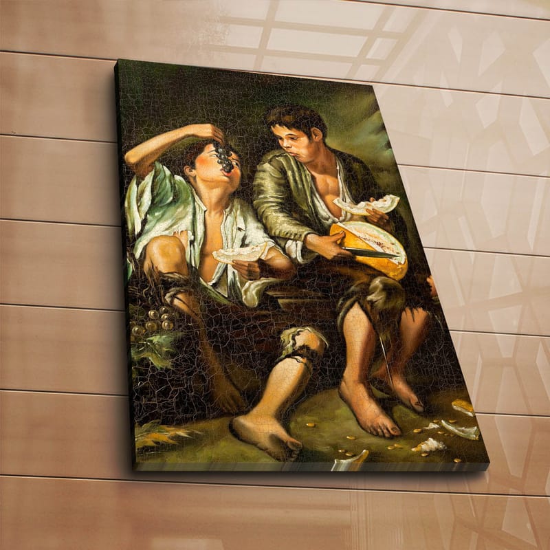 Dekorativ Canvasbilde 45x70 cm - Flerfarget - Interiør - Maleri & posters - Lerretsbilder