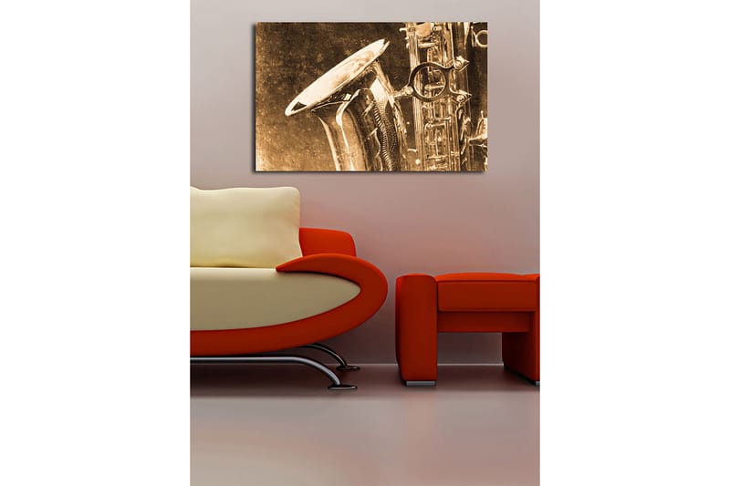 Dekorativ Canvasbilde 45x70 cm - Flerfarget - Interiør - Maleri & posters - Lerretsbilder