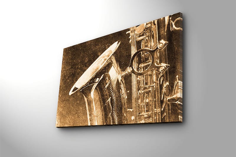Dekorativ Canvasbilde 45x70 cm - Flerfarget - Interiør - Maleri & posters - Lerretsbilder