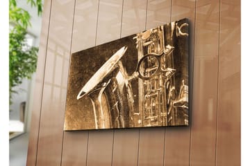 Dekorativ Canvasbilde 45x70 cm - Flerfarget - Interiør - Maleri & posters - Lerretsbilder