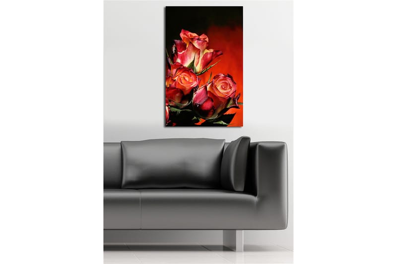 Dekorativ Canvasbilde 45x70 cm - Flerfarget - Interiør - Maleri & posters - Lerretsbilder