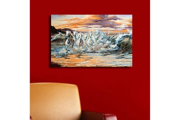 Dekorativ Canvasbilde 45x70 cm - Flerfarget - Interiør - Maleri & posters - Lerretsbilder