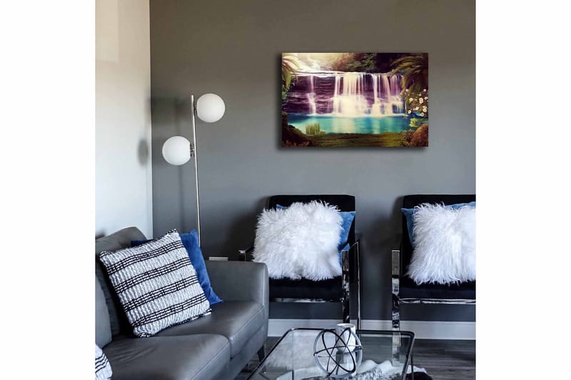 Dekorativ Canvasbilde 45x70 cm - Flerfarget - Interiør - Maleri & posters - Lerretsbilder