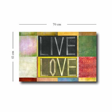 Dekorativ Canvasbilde 45x70 cm - Flerfarget - Interiør - Maleri & posters - Lerretsbilder