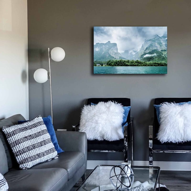 Dekorativ Canvasbilde 45x70 cm - Flerfarget - Interiør - Maleri & posters - Lerretsbilder
