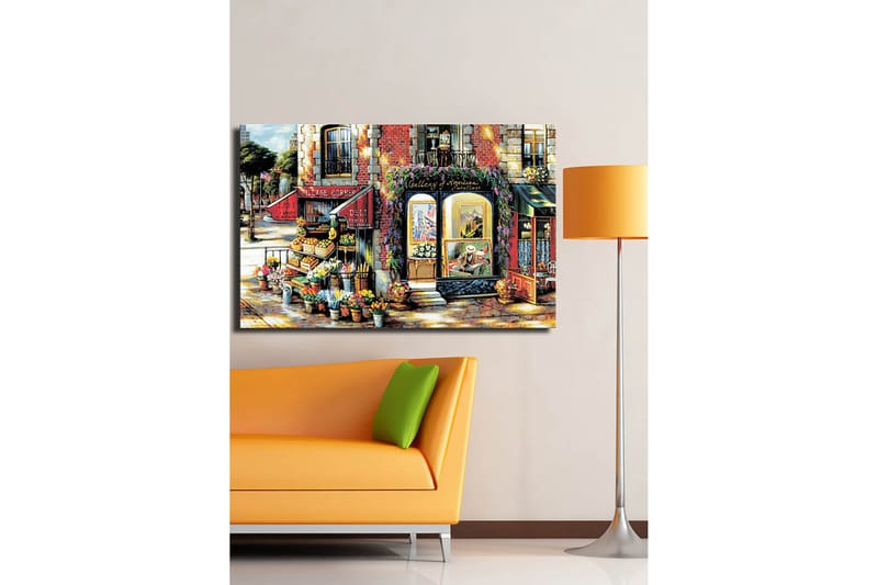 Dekorativ Canvasbilde 45x70 cm - Flerfarget - Interiør - Maleri & posters - Lerretsbilder