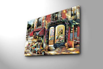 Dekorativ Canvasbilde 45x70 cm - Flerfarget - Interiør - Maleri & posters - Lerretsbilder