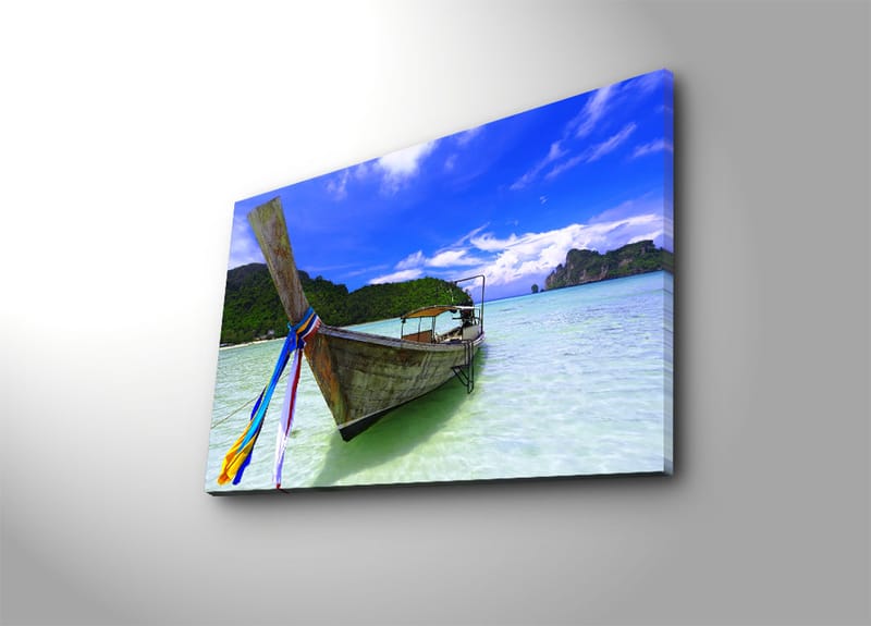 Dekorativ Canvasbilde 45x70 cm - Flerfarget - Interiør - Maleri & posters - Lerretsbilder