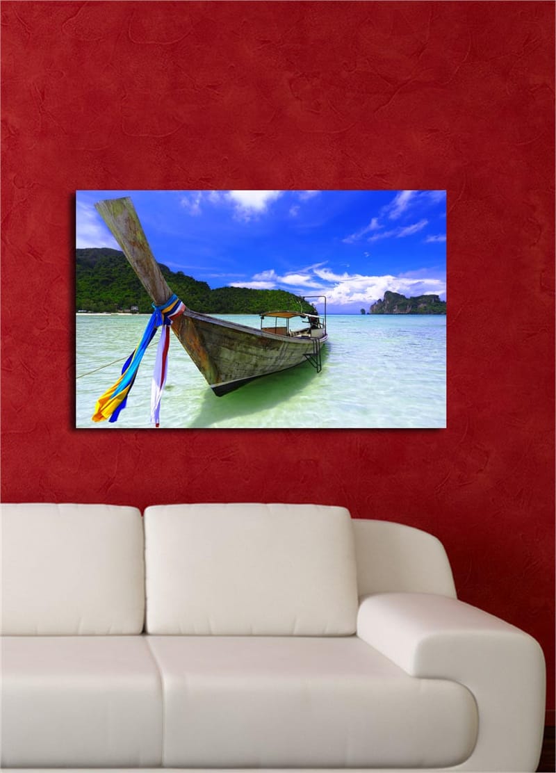 Dekorativ Canvasbilde 45x70 cm - Flerfarget - Interiør - Maleri & posters - Lerretsbilder