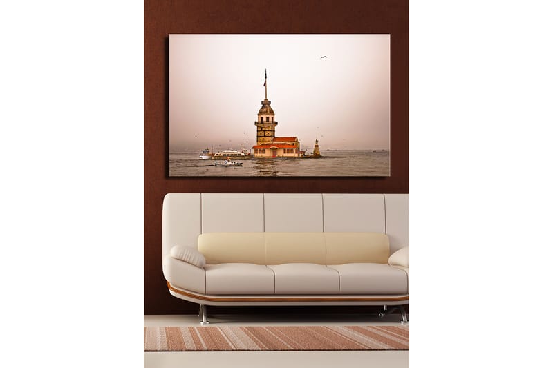 Dekorativ Canvasbilde 45x70 cm - Flerfarget - Interiør - Maleri & posters - Lerretsbilder