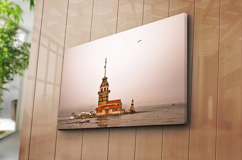 Dekorativ Canvasbilde 45x70 cm - Flerfarget - Interiør - Maleri & posters - Lerretsbilder