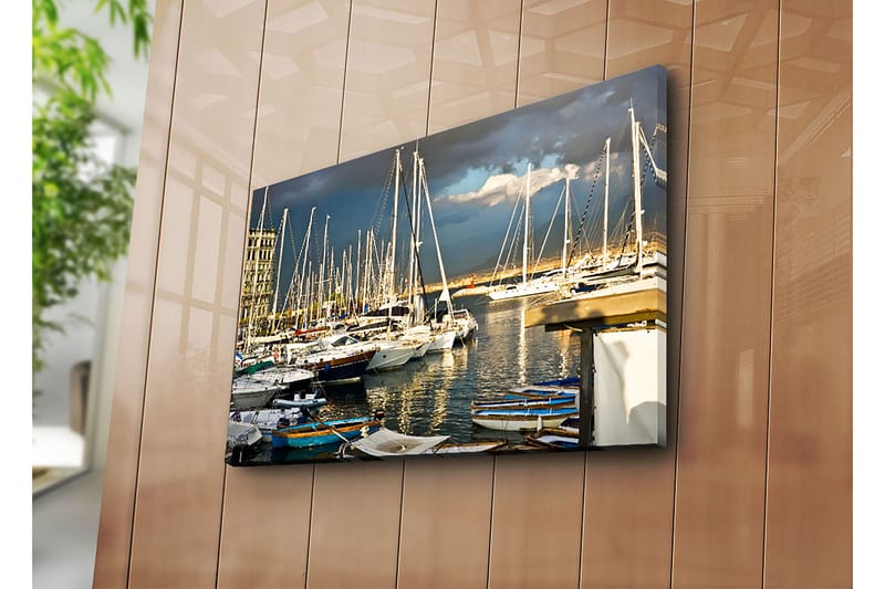 Dekorativ Canvasbilde 45x70 cm - Flerfarget - Interiør - Maleri & posters - Lerretsbilder