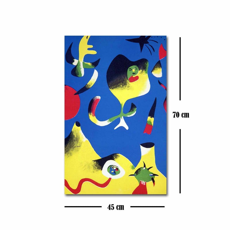 Dekorativ Canvasbilde 45x70 cm - Flerfarget - Interiør - Maleri & posters - Lerretsbilder