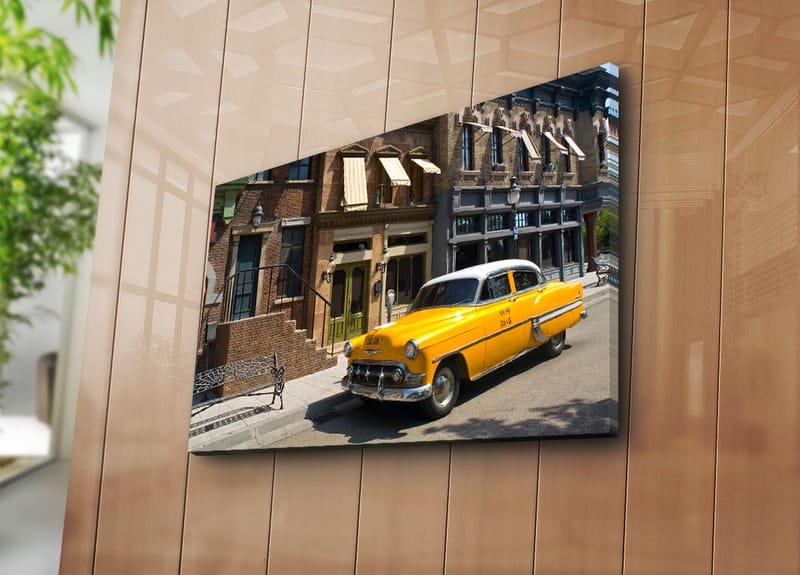 Dekorativ Canvasbilde 45x70 cm - Flerfarget - Interiør - Maleri & posters - Lerretsbilder