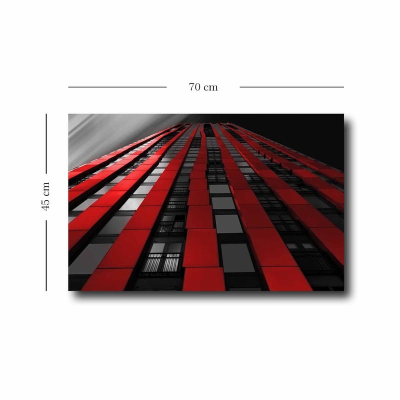 Dekorativ Canvasbilde 45x70 cm - Flerfarget - Interiør - Maleri & posters - Lerretsbilder