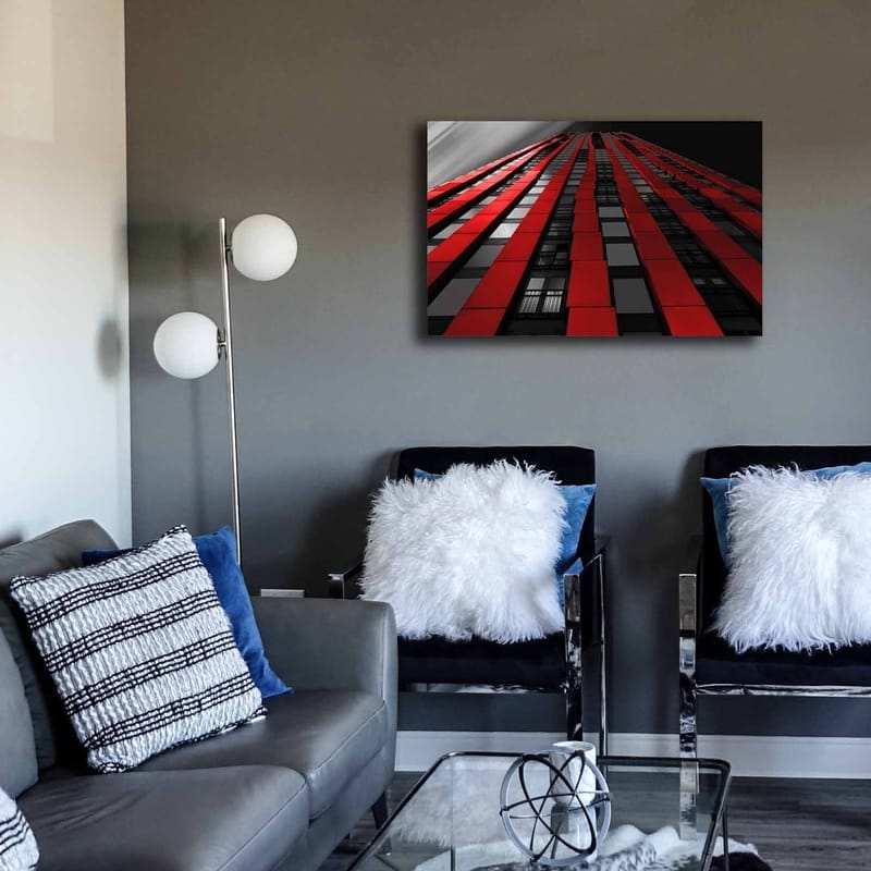 Dekorativ Canvasbilde 45x70 cm - Flerfarget - Interiør - Maleri & posters - Lerretsbilder