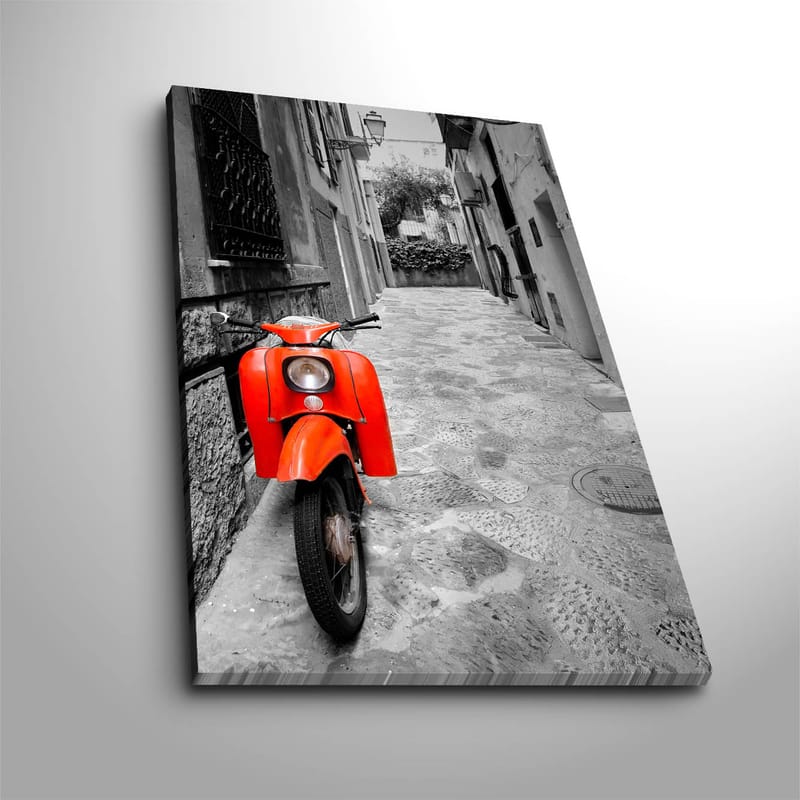 Dekorativ Canvasbilde 45x70 cm - Flerfarget - Interiør - Maleri & posters - Lerretsbilder