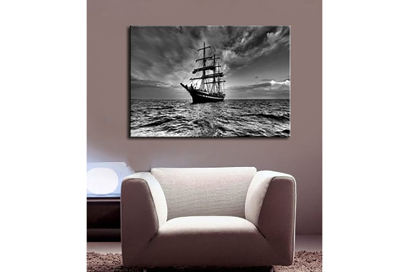 Dekorativ Canvasbilde 45x70 cm - Flerfarget - Interiør - Maleri & posters - Lerretsbilder