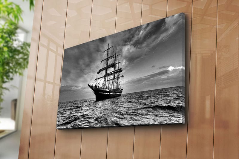 Dekorativ Canvasbilde 45x70 cm - Flerfarget - Interiør - Maleri & posters - Lerretsbilder