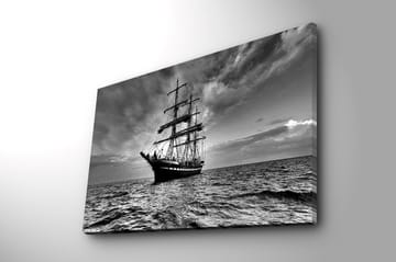 Dekorativ Canvasbilde 45x70 cm - Flerfarget - Interiør - Maleri & posters - Lerretsbilder