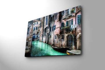 Dekorativ Canvasbilde 45x70 cm - Flerfarget - Interiør - Maleri & posters - Lerretsbilder