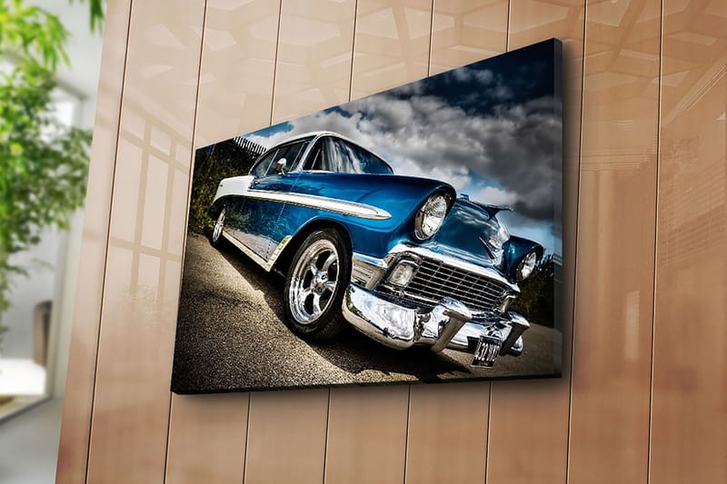 Dekorativ Canvasbilde 45x70 cm - Flerfarget - Interiør - Maleri & posters - Lerretsbilder