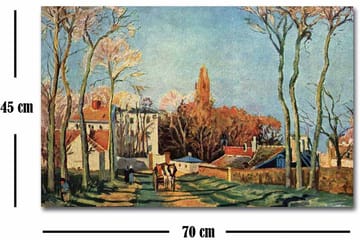 Dekorativ Canvasbilde 45x70 cm - Flerfarget - Interiør - Maleri & posters - Lerretsbilder