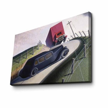 Dekorativ Canvasbilde 45x70 cm - Flerfarget - Interiør - Maleri & posters - Lerretsbilder