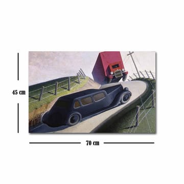 Dekorativ Canvasbilde 45x70 cm - Flerfarget - Interiør - Maleri & posters - Lerretsbilder