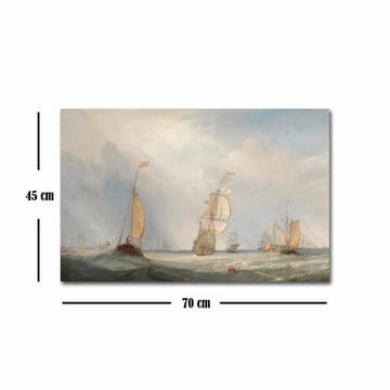 Dekorativ Canvasbilde 45x70 cm - Flerfarget - Interiør - Maleri & posters - Lerretsbilder