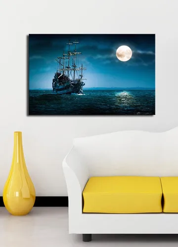 Dekorativ Canvasbilde 45x70 cm - Flerfarget - Interiør - Maleri & posters - Lerretsbilder