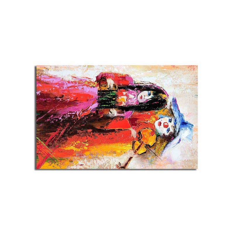 Dekorativ Canvasbilde 45x70 cm - Flerfarget - Interiør - Maleri & posters - Lerretsbilder