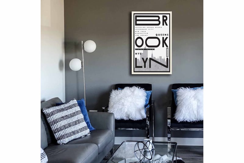 Dekorativ Canvasbilde 45x70 cm, Flerfarget