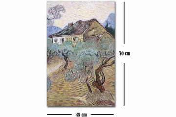 Dekorativ Canvasbilde 45x70 cm - Flerfarget - Interiør - Maleri & posters - Lerretsbilder