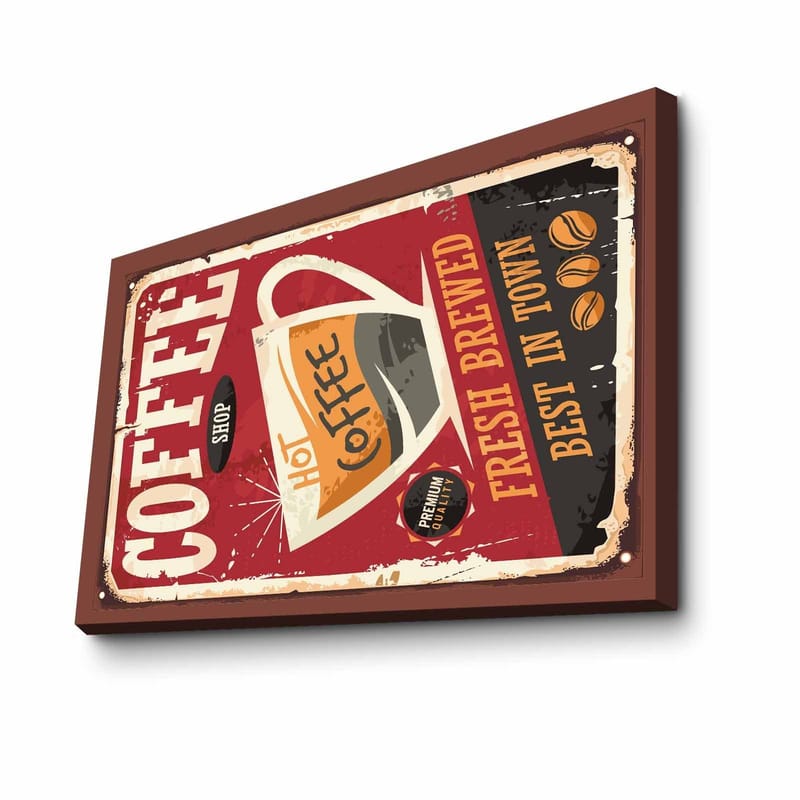 Dekorativ Canvasbilde 45x70 cm - Flerfarget - Interiør - Maleri & posters - Lerretsbilder