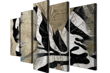 Dekorativ Canvasbilde 5-Deler 70x20 cm - Flerfarget - Interiør - Maleri & posters - Lerretsbilder