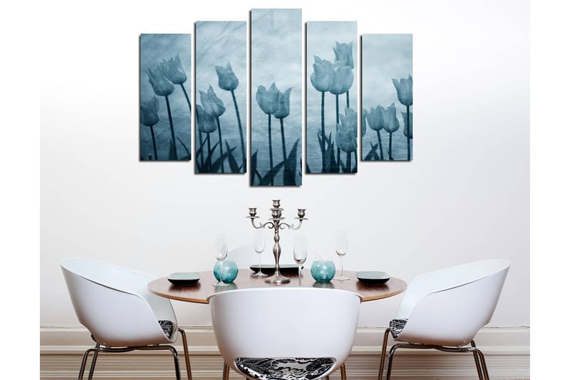 Dekorativ Canvasbilde 5-Deler 70x20 cm, Flerfarget