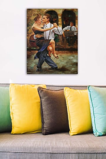 Dekorativ Canvasbilde 50x70 cm - Flerfarget - Interiør - Maleri & posters - Lerretsbilder