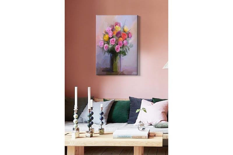 Dekorativ Canvasbilde 50x70 cm, Flerfarget